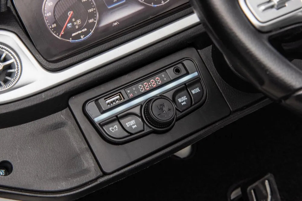 Akumuliatorinis automobilis Mercedes G63 4X4 XXL 24V 7Ah baltas