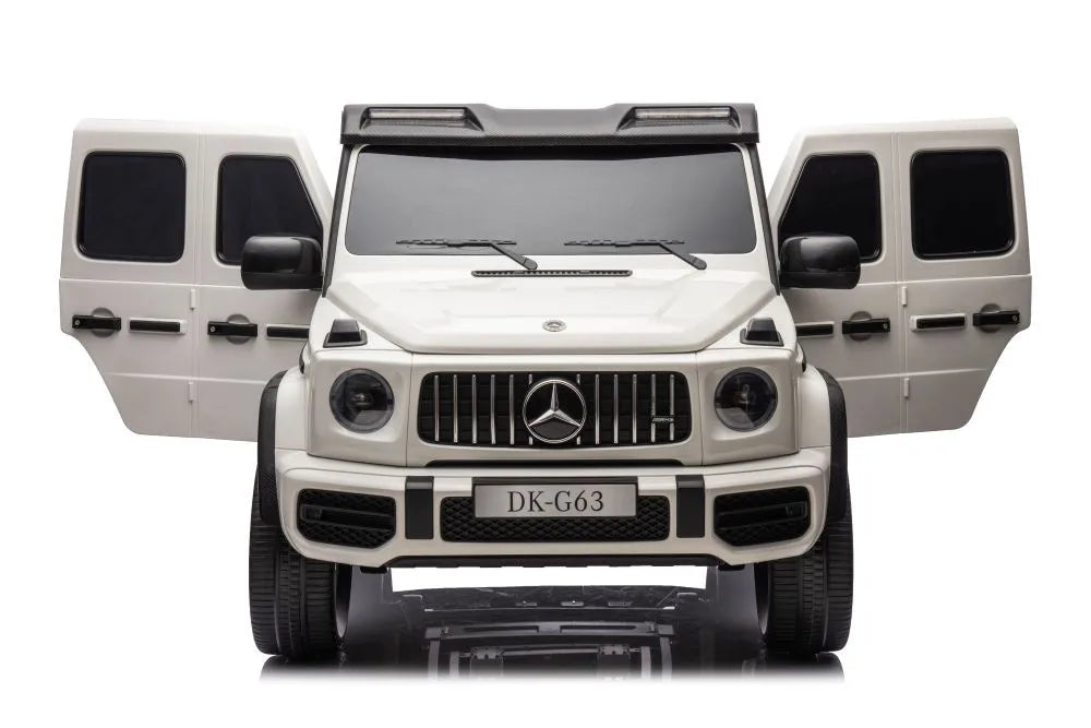 Akumuliatorinis automobilis Mercedes G63 4X4 XXL 24V 7Ah baltas