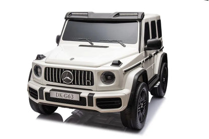 Akumuliatorinis automobilis Mercedes G63 4X4 XXL 24V 7Ah baltas