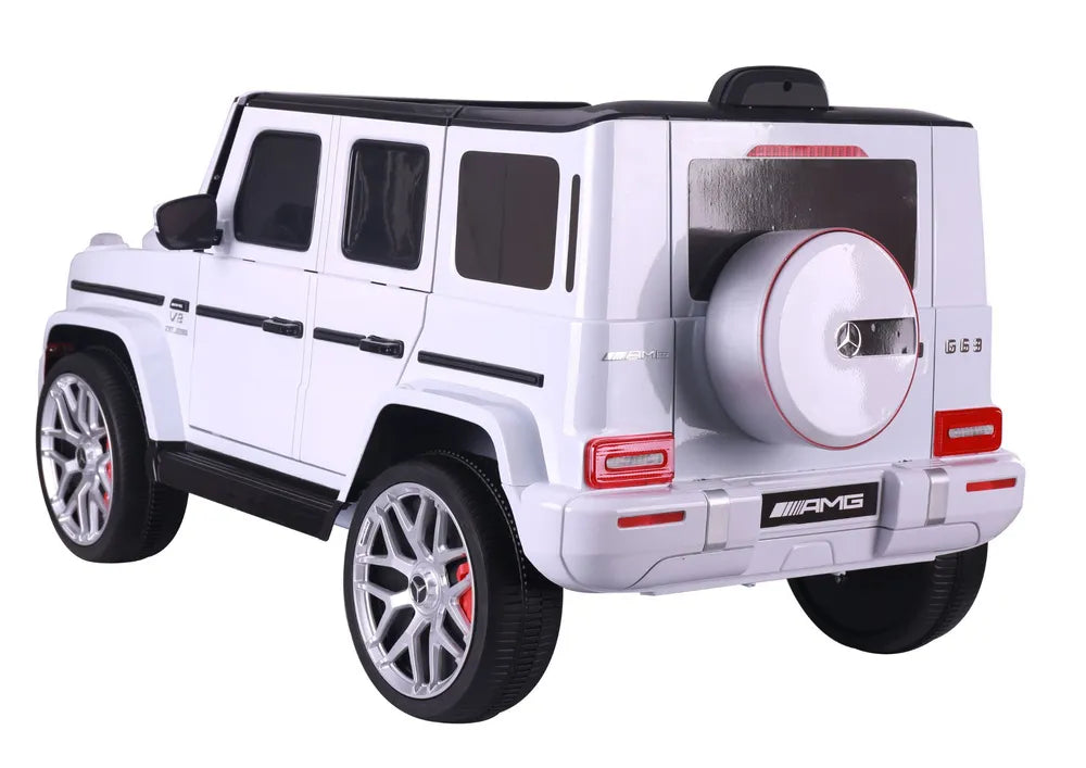 Akumuliatorinis automobilis Mercedes G63 S306-1 baltas