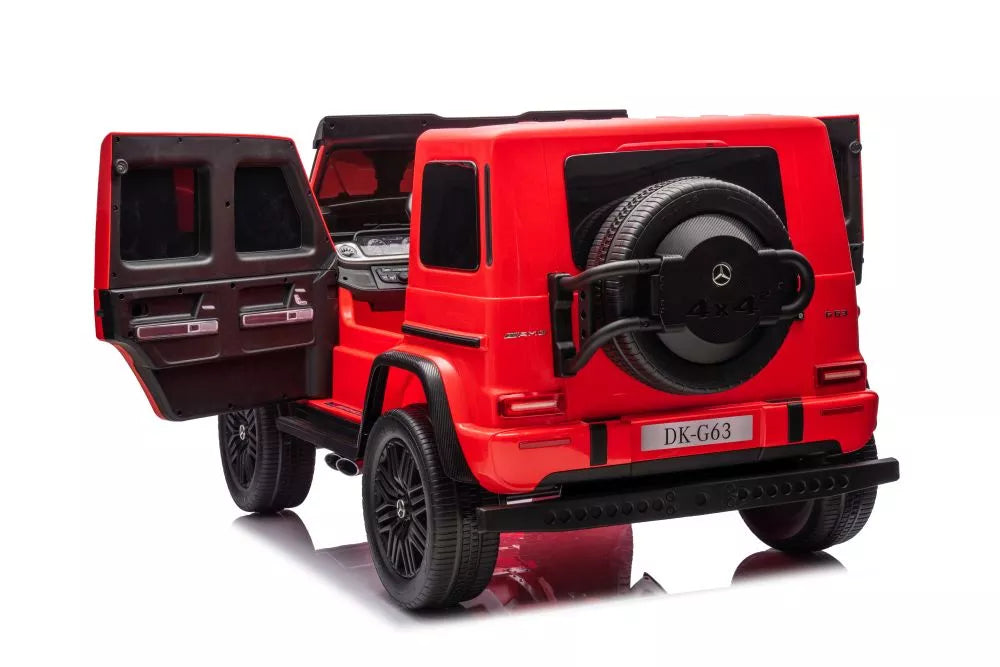 Akumuliatorinis automobilis Mercedes G63 XXL raudonas 4x4