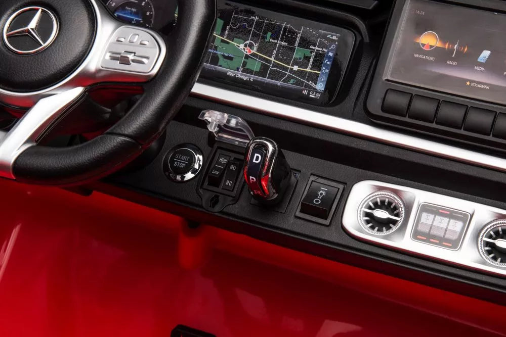 Akumuliatorinis automobilis Mercedes G63 XXL raudonas 4x4
