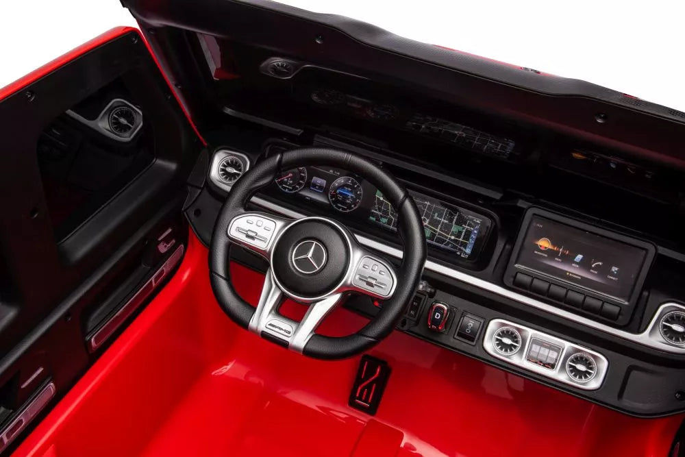 Akumuliatorinis automobilis Mercedes G63 XXL raudonas 4x4