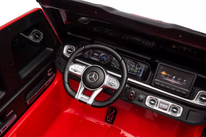 Akumuliatorinis automobilis Mercedes G63 XXL raudonas 4x4