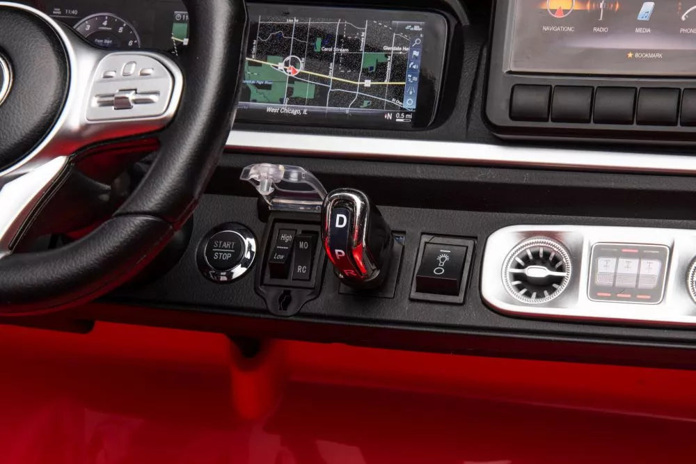 Akumuliatorinis automobilis Mercedes G63 XXL raudonas 4x4