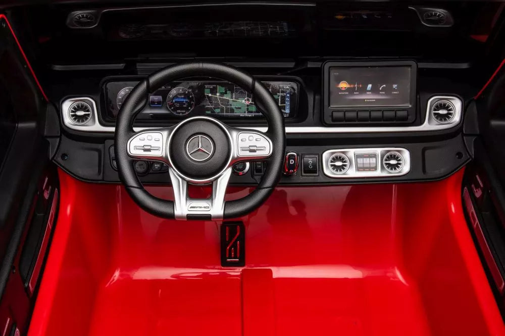 Akumuliatorinis automobilis Mercedes G63 XXL raudonas 4x4
