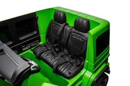 Akumuliatorinis automobilis Mercedes G63 XXL žalias lakuotas 4x4