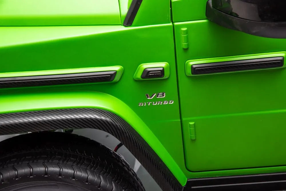 Akumuliatorinis automobilis Mercedes G63 XXL žalias lakuotas 4x4