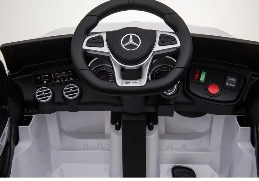 Akumuliatorinis automobilis Mercedes GLC 63S QLS-5688 Baltas 4x4