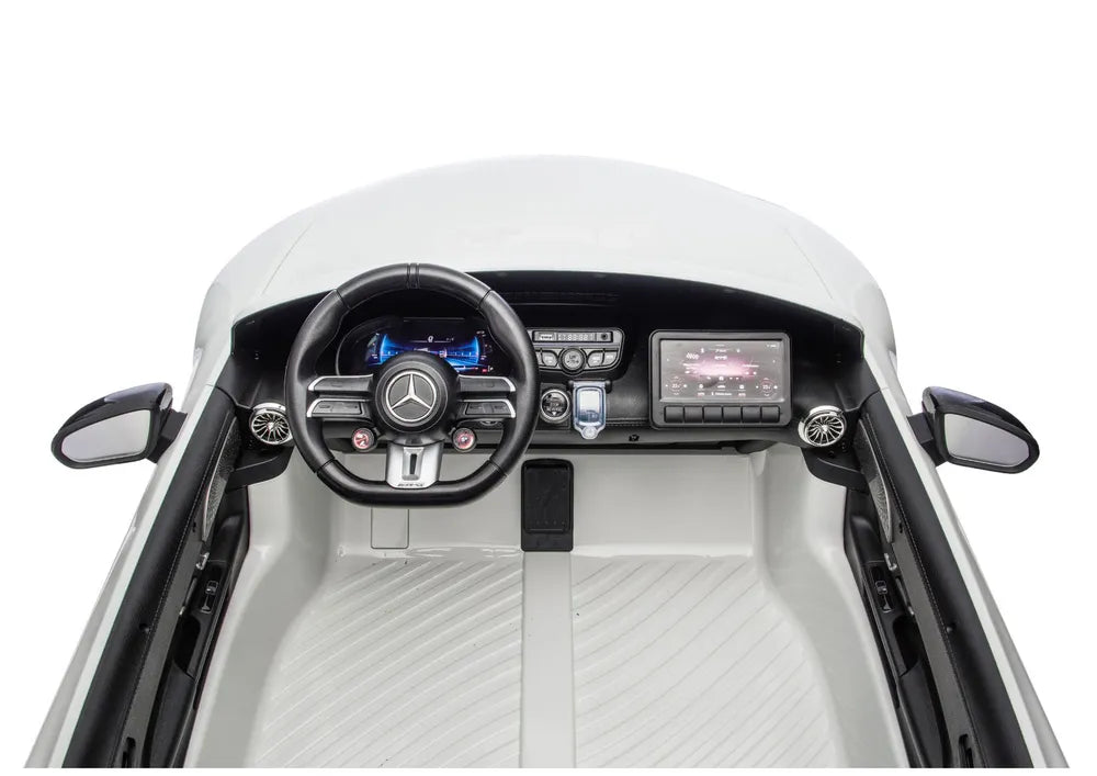 Akumuliatorinis automobilis Mercedes GT63 AMG DK-GT63 24V LCD Baltas