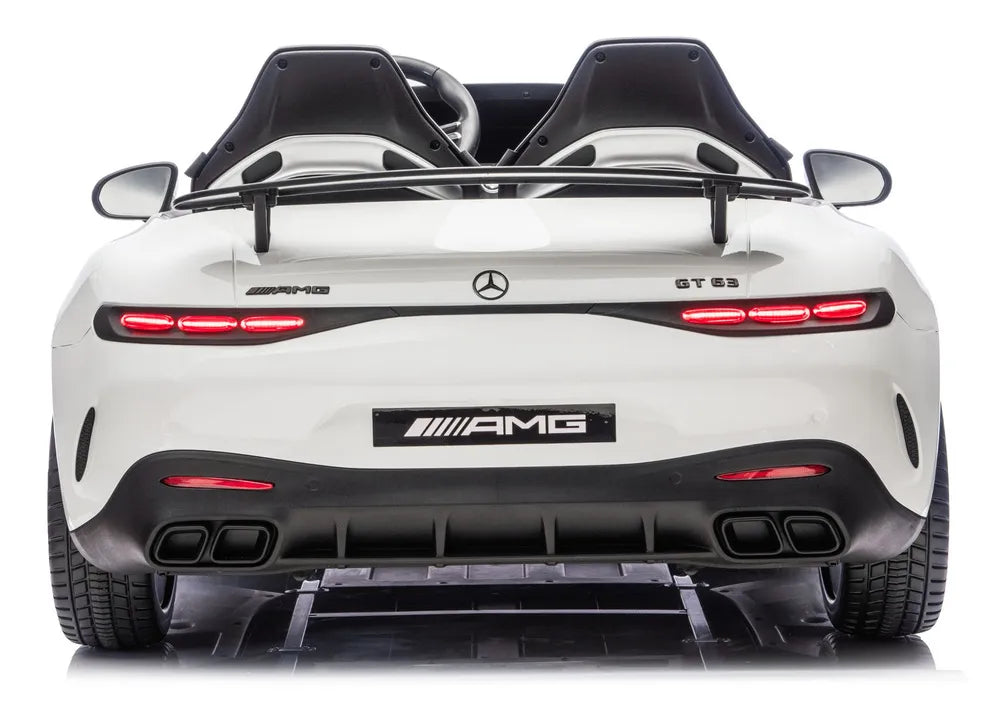 Akumuliatorinis automobilis Mercedes GT63 AMG DK-GT63 24V LCD Baltas