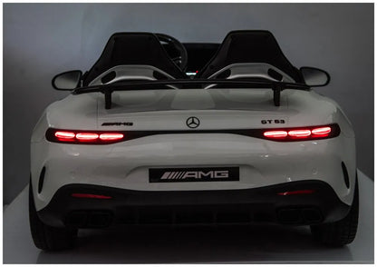 Akumuliatorinis automobilis Mercedes GT63 AMG DK-GT63 24V LCD Baltas