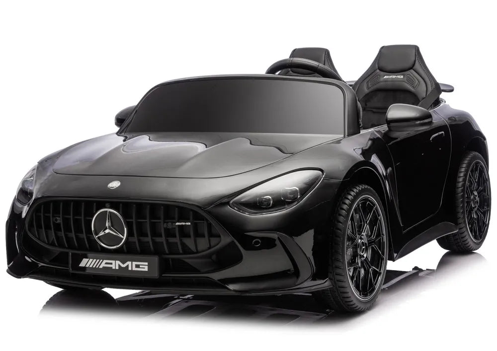 Akumuliatorinis automobilis Mercedes GT63 AMG DK-GT63 24V LCD, lakuotas juodas