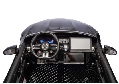 Akumuliatorinis automobilis Mercedes GT63 AMG DK-GT63 24V LCD, lakuotas juodas