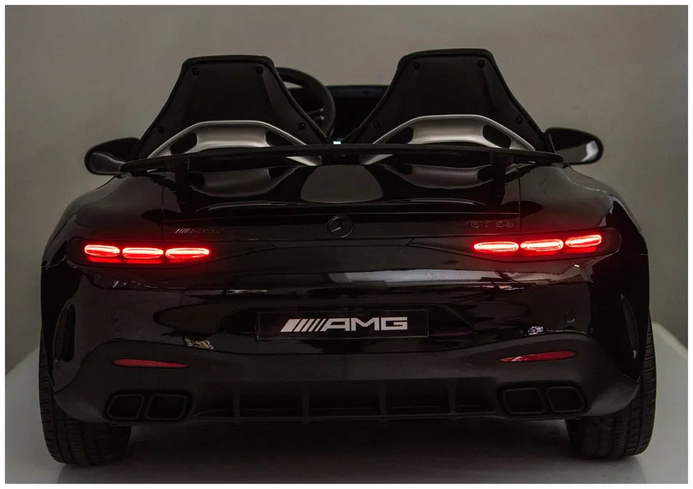 Akumuliatorinis automobilis Mercedes GT63 AMG DK-GT63 24V LCD, lakuotas juodas