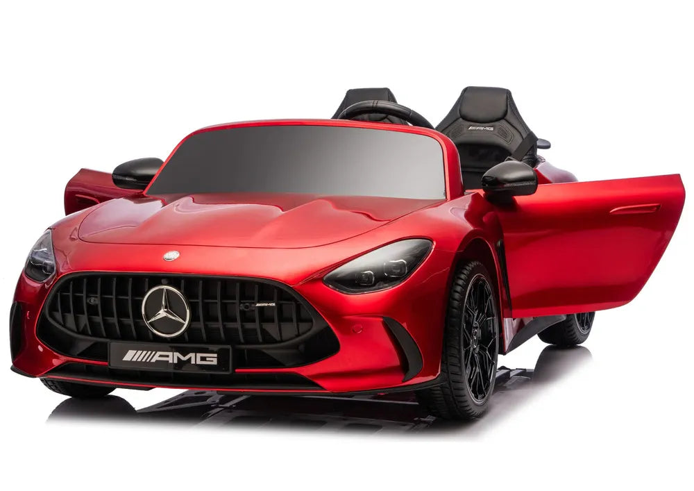 Akumuliatorinis automobilis Mercedes GT63 AMG DK-GT63 24V LCD, lakuotas raudonas