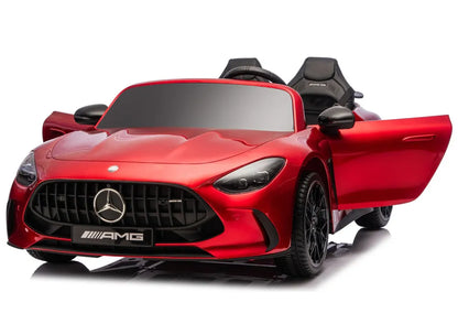 Akumuliatorinis automobilis Mercedes GT63 AMG DK-GT63 24V LCD, lakuotas raudonas