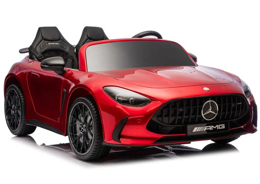Akumuliatorinis automobilis Mercedes GT63 AMG DK-GT63 24V LCD, lakuotas raudonas