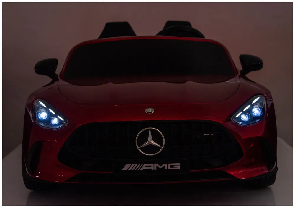 Akumuliatorinis automobilis Mercedes GT63 AMG DK-GT63 24V LCD, lakuotas raudonas