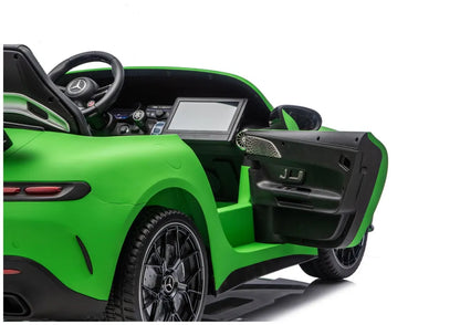 Akumuliatorinis automobilis Mercedes GT63 AMG DK-GT63 24V LCD, matinis žalias