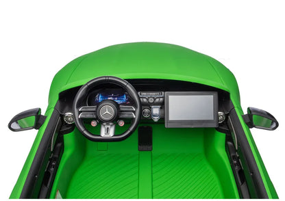 Akumuliatorinis automobilis Mercedes GT63 AMG DK-GT63 24V LCD, matinis žalias