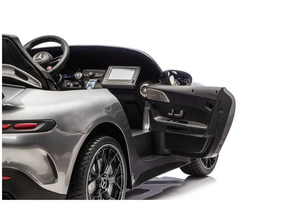 Akumuliatorinis automobilis Mercedes GT63 AMG DK-GT63 24V LCD pilkas lakuotas