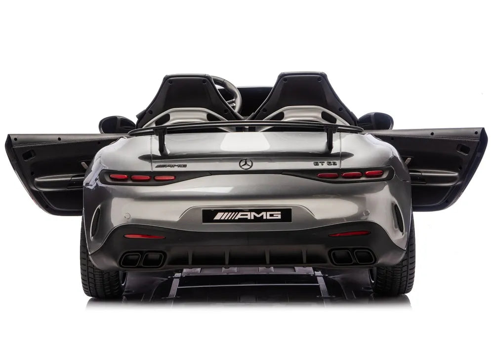 Akumuliatorinis automobilis Mercedes GT63 AMG DK-GT63 24V LCD pilkas lakuotas