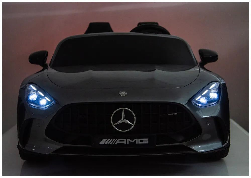 Akumuliatorinis automobilis Mercedes GT63 AMG DK-GT63 24V LCD pilkas lakuotas