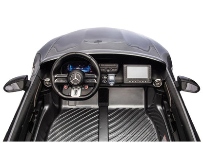Akumuliatorinis automobilis Mercedes GT63 AMG DK-GT63 24V LCD pilkas lakuotas