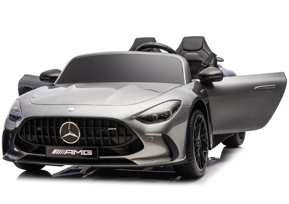 Akumuliatorinis automobilis Mercedes GT63 AMG DK-GT63 24V LCD pilkas lakuotas