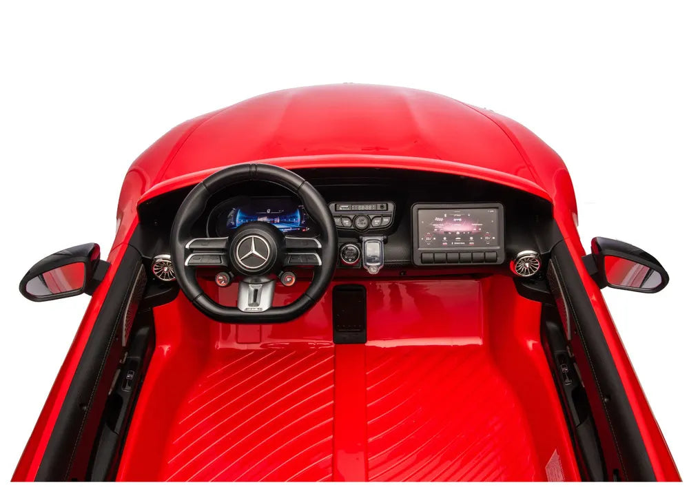 Akumuliatorinis automobilis Mercedes GT63 AMG DK-GT63 24V LCD raudonas