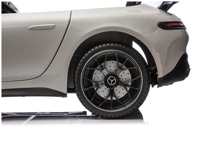 Akumuliatorinis automobilis Mercedes GT63 AMG DK-GT63 24V LCD, šviesiai pilkas, lakuotas