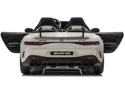 Akumuliatorinis automobilis Mercedes GT63 AMG DK-GT63 24V LCD, šviesiai pilkas, lakuotas