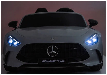 Akumuliatorinis automobilis Mercedes GT63 AMG DK-GT63 24V LCD, šviesiai pilkas, lakuotas