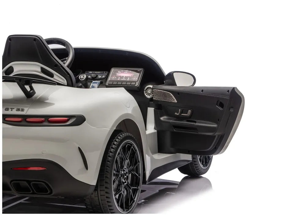 Akumuliatorinis automobilis Mercedes GT63 AMG DK-GT63 24V LCD, šviesiai pilkas, lakuotas