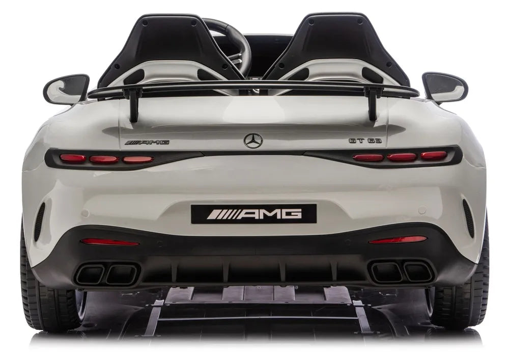 Akumuliatorinis automobilis Mercedes GT63 AMG DK-GT63 24V LCD, šviesiai pilkas, lakuotas