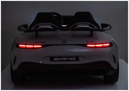 Akumuliatorinis automobilis Mercedes GT63 AMG DK-GT63 24V LCD, šviesiai pilkas, lakuotas