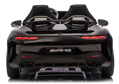 Akumuliatorinis automobilis Mercedes GT63 AMG DK-GT63 24V LCD tylus variklis juodas