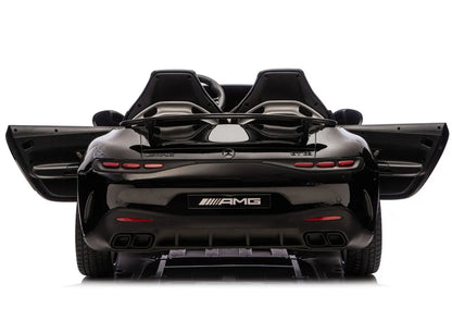 Akumuliatorinis automobilis Mercedes GT63 AMG DK-GT63 24V LCD tylus variklis juodas