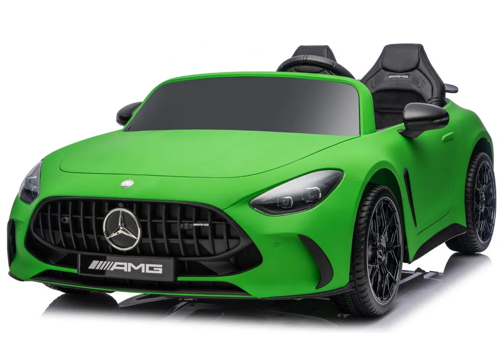 Akumuliatorinis automobilis Mercedes GT63 AMG DK-GT63 24V, tylus variklis, matinis žalias