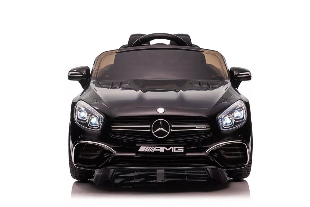 Akumuliatorinis automobilis Mercedes SL65 S, juodas dažytas, LCD