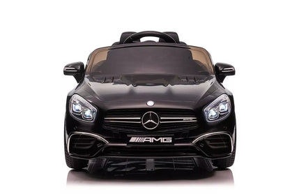 Akumuliatorinis automobilis Mercedes SL65 S, juodas dažytas, LCD