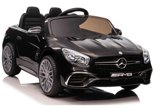 Akumuliatorinis automobilis Mercedes SL65 S, juodas dažytas, LCD
