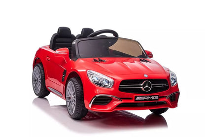 Akumuliatorinis automobilis Mercedes SL65 S, raudonas, lakuotas, LCD