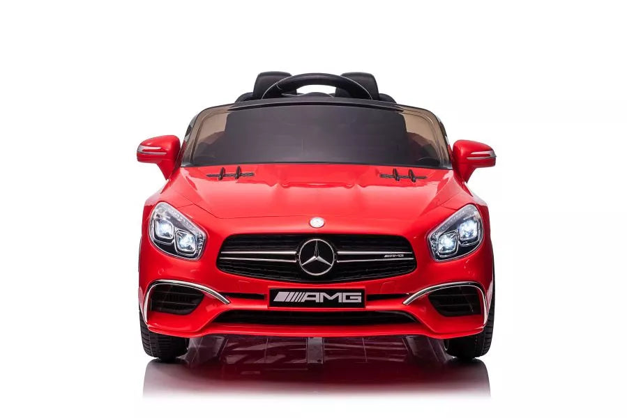Akumuliatorinis automobilis Mercedes SL65 S, raudonas, lakuotas, LCD