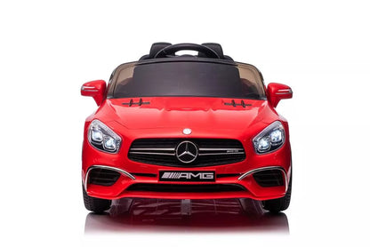 Akumuliatorinis automobilis Mercedes SL65 S, raudonas, lakuotas, LCD