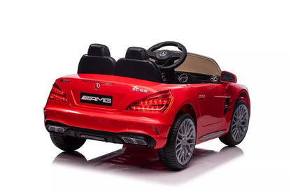 Akumuliatorinis automobilis Mercedes SL65 S, raudonas, lakuotas, LCD
