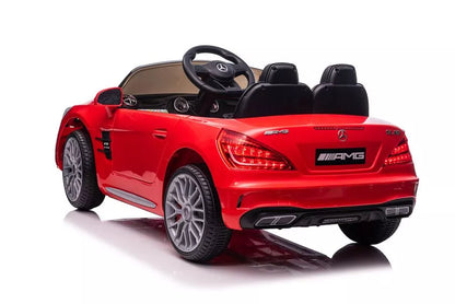 Akumuliatorinis automobilis Mercedes SL65 S, raudonas, lakuotas, LCD