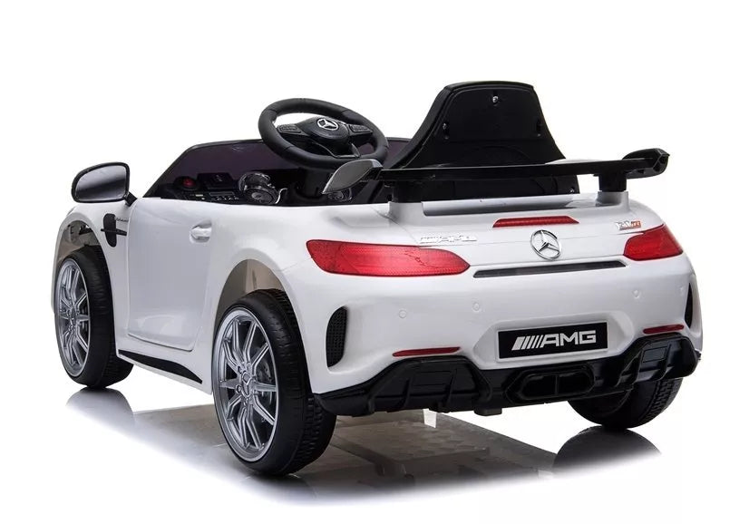 Akumuliatorinis automobilis Mercedes SLS AMG GT R, baltas