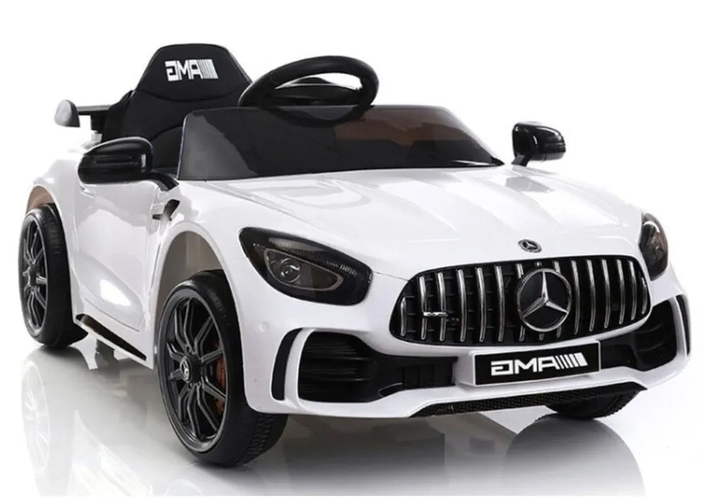 Akumuliatorinis automobilis Mercedes SLS AMG GT R, baltas